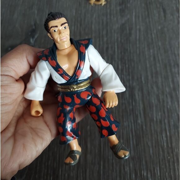 Vintage 1993 TMNT Ninja Turtles Movie III 3 Kenshin Figure Samurai - Picture 3 of 4